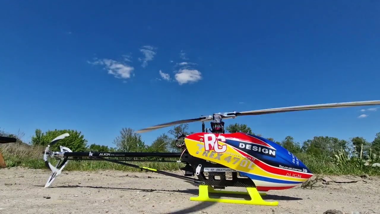 Helicopter rc 3d  Align-Trex 470L  Pilot Marcin Bugajewski