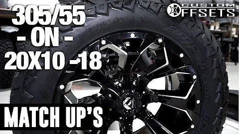 Custom Offsets Match Up: 305/55 on a 20x10 -18