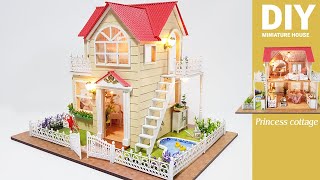 DIY Miniature Dollhouse KitㅣPrincess cottageㅣ공주의 별장ㅣ미니어처하우스ㅣ박소소(soso miniature)