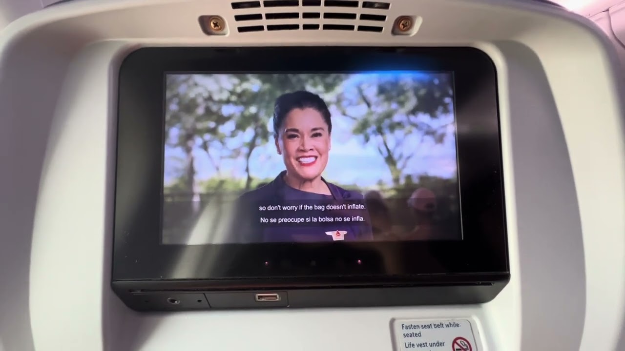 Delta Safety Video A320-200 Version