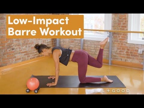 This Low-Impact Barre Workout is Prenatal Friendly, And Easy On The Joints | Good Moves | Well+Good