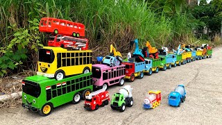 WADIDAW !! Mobil Truk Tronton Panjang Bongkar Mainan Mobil Mobilan Truk Molen, Truk Tangki,Excavator