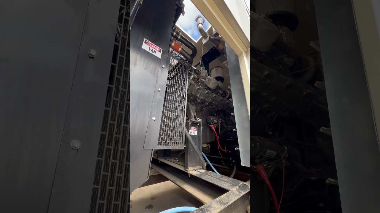 200 kW Natural Gas Baldor Load Bank Testing