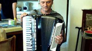 Frenchy from Kriminal Pogo playing Accordion