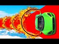 100% Impossible FIRE Wallride Challenge | GTA 5