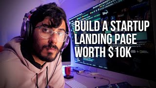 🔴 PART 2: Starbucks Clone | Building a Startup Landing Page that's worth over $10k | Day 2