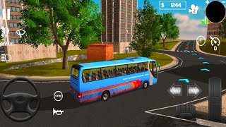 Bus Driving Simulator Game | Public Transport Coach Bus Simulator | Bus Driving Indonesia Gameplay screenshot 5