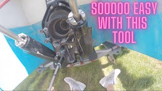 Exhaust Bellows in minutes with this home made tool!