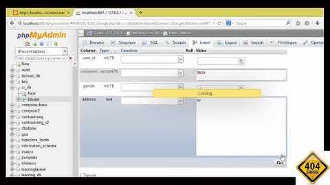 Codeigniter CRUD Part 1 - Error 404.