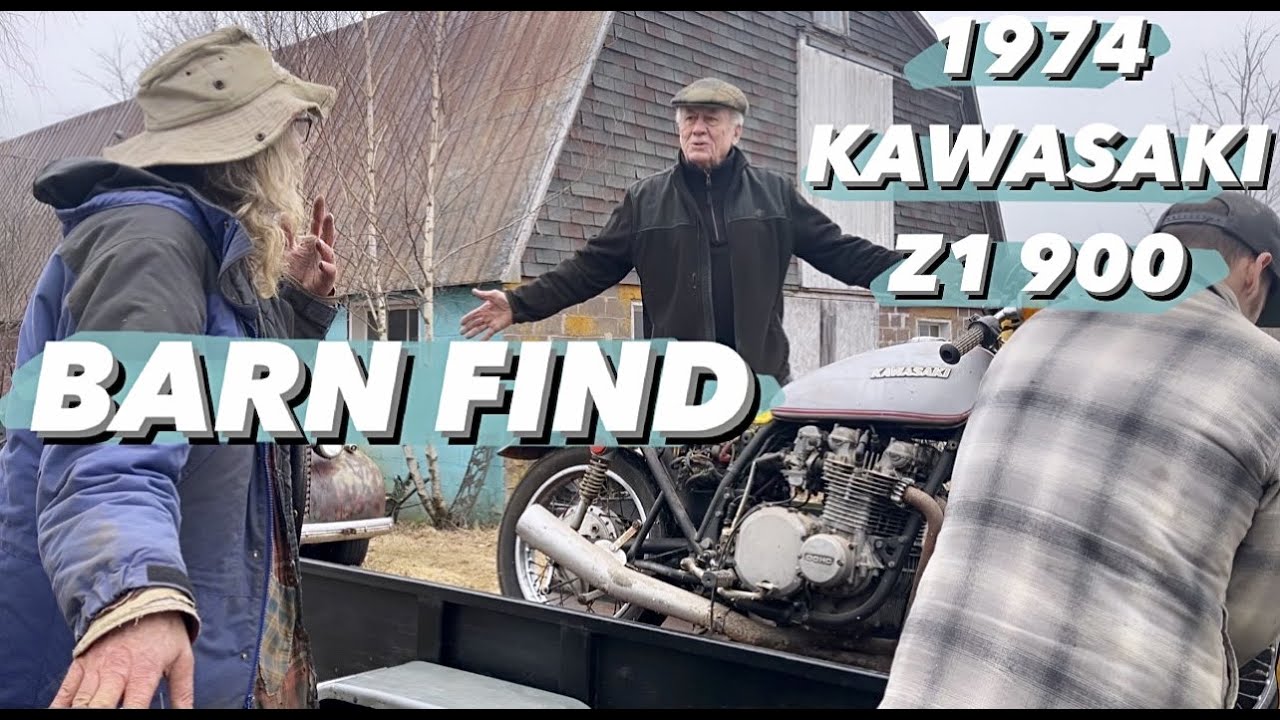 PICKING UP THE 1974 KAWASAKI Z1 900 WE BOUGHT FROM JIM