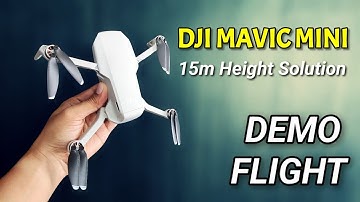 DJI Mavic Mini 15 meters Height Solution - REAL FLIGHT DEMO - Gizmobeep