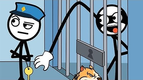 Thief Puzzle - All Levels - Funny Stickman Brain Puzzle Game - Gameplay Walkthrough