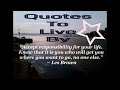 Beautiful One Life to Live Quotes