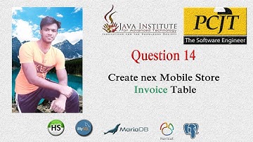 DBMS Question 14 | Create a table to store the information on the sold product items