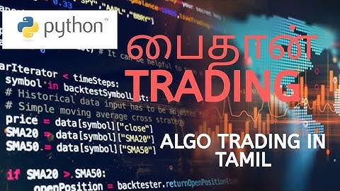 Algo trading using python in Tamil | Robo trading | Part 1