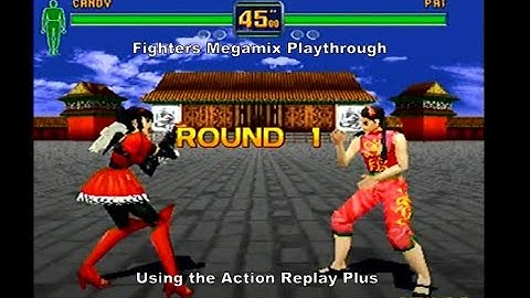 Fighters Megamix Playthrough using the Sega Saturns Action Replay Plus :D #SegaSaturn #Sega #Gaming