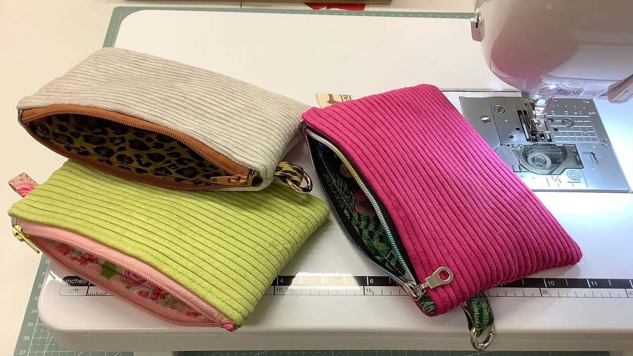 Coudre une mini pochette ⭐️simple et pratique ⭐️couture Madalena 🌼