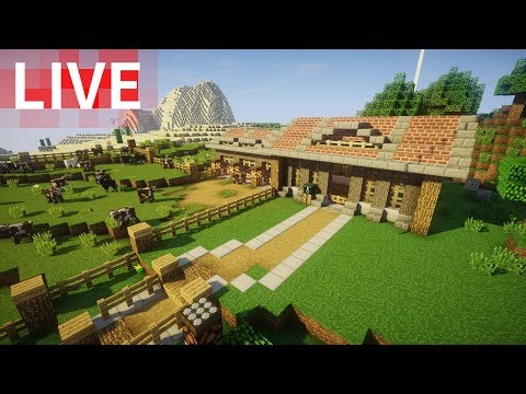 Minecraft Live 馬小屋建築 Youtube