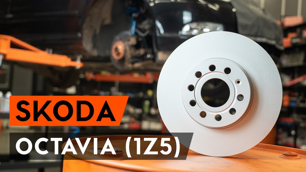 Wie Octavia 1z5 Bremsscheiben Vorne Wechseln Autodoc Tutorial Youtube