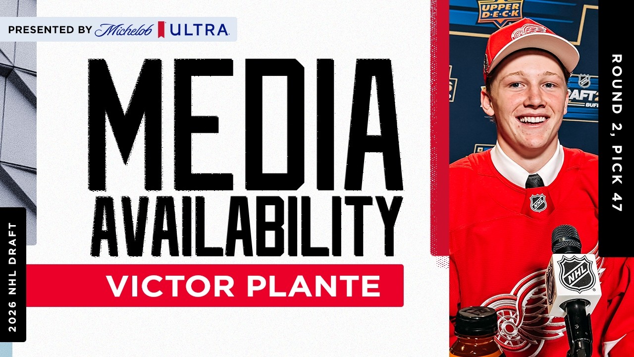 Detroit Red Wings 2026 2nd Round Draft Pick Victor Plante