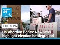 US abortion rights: New laws highlight election battleground • FRANCE 24 English