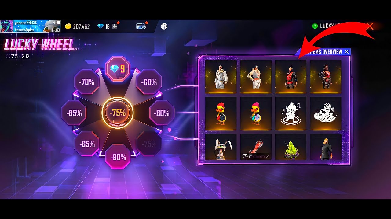 Free Fire Luck Wheel Event|New Number 1 Emote in Top up Event|Old Persia valor Bundle Back Free Fire