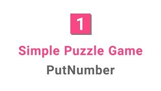 PutNumber 数字を置くパズルゲーム プロモーション -  Landscape EN 1 screenshot 2