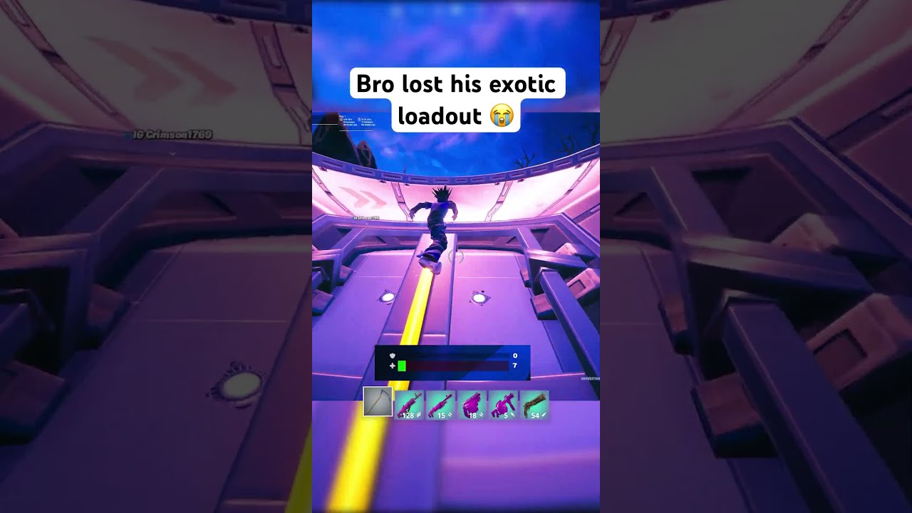 BRO LOST HIS EXOTIC LOADOUT