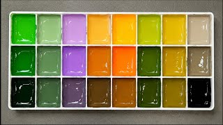 24 Paint Colors. One Epic Rainbow. The Most Satisfying Paint Mix You'll Watch Today!