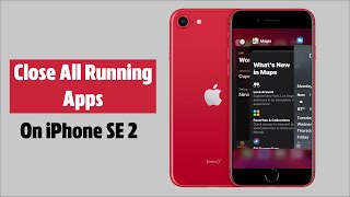 iPhone SE 2: Close All Running Apps on iPhone (2 ways)| Force Close iPhone Background Apps screenshot 1