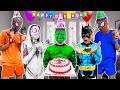 Pro 5 spiderman team  hey all superhero prepare special a birt.ay for hulk  by bunny life