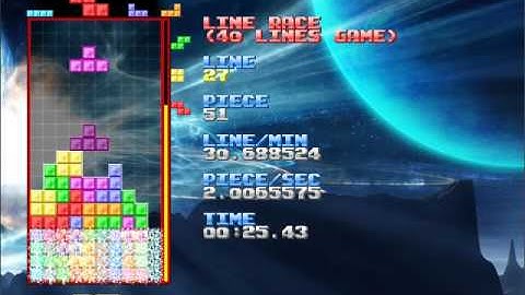 Tetris 40L Sub 50 (49 sec)
