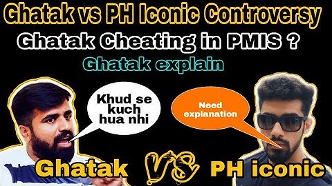 GHATAK VS ICONIC CONTROVERSY | GHATK CHEATING IN PMIS ? GHATAK REPLY | TSM ENTITY BREAKING RULES ?🤔