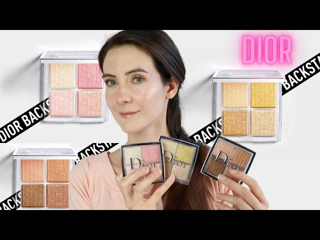 NEW DIOR BACKSTAGE GLOW FACE PALETTES, Pure Gold, Rose Gold, Copper Gold