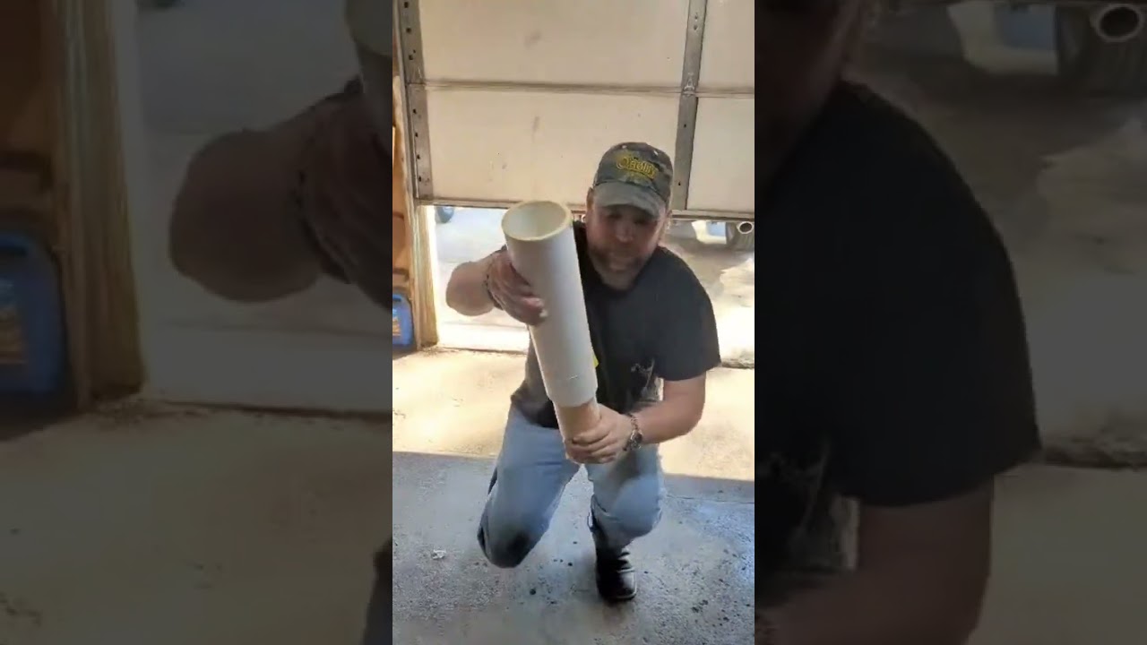 Unmolding PVC pipe Cold Process Soap unmolding. 