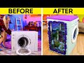 Incredible Way to Turn Washing Machine And TV Into Aquarium