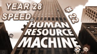 Human Resource Machine guide Year 28 Speed Challenge Blue path fully optimized No Commentary #22