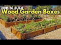 How to Build Raised Bed Garden Boxes: The Best Woods to Use and Other Useful Tips