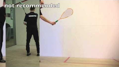 Squash Return of Serve Tips: Squash Racket Ready Position Squash Shots Tips Squash Clips