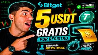 👉 $5 USDT GRATIS RETIRABLES😳SIN INVERSIÓN — Solo por registrarte