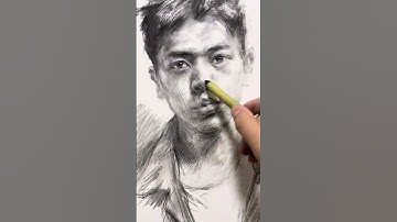 Portrait Drawing #art #sketch #charcoaldrawing #art #drawing #pencildrawing #charcoalshading