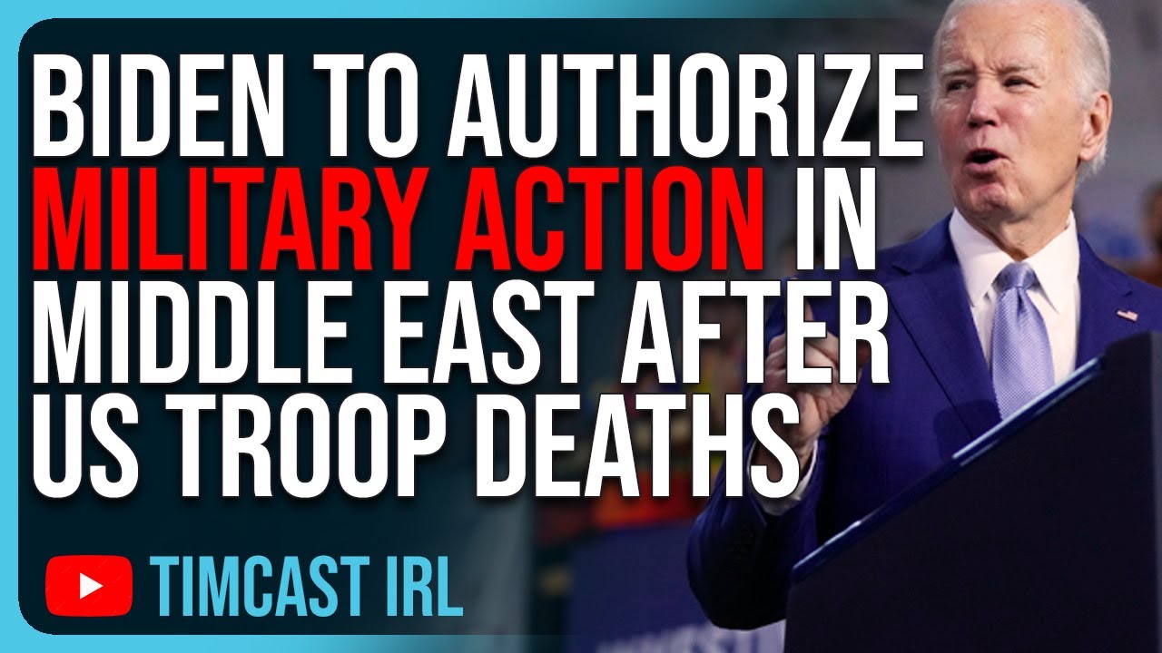 Biden To AUTHORIZE Military Action In Middle East Retaliating For US Troop Deaths, WW3 FEAR