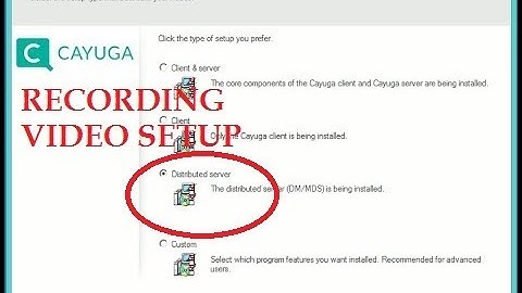 How to install recording servers | SeeTec Cayuga VMS | Qognify