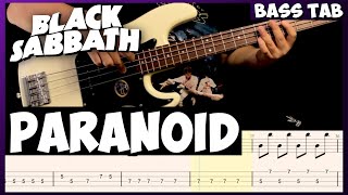 Black Sabbath - "Paranoid" Bass Cover (+ Tab) | Dotti Brothers #basscover #bass #tabs #bassguitar