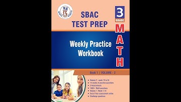 SBAC  GRADE3 MATH Full WB VOL1 Video