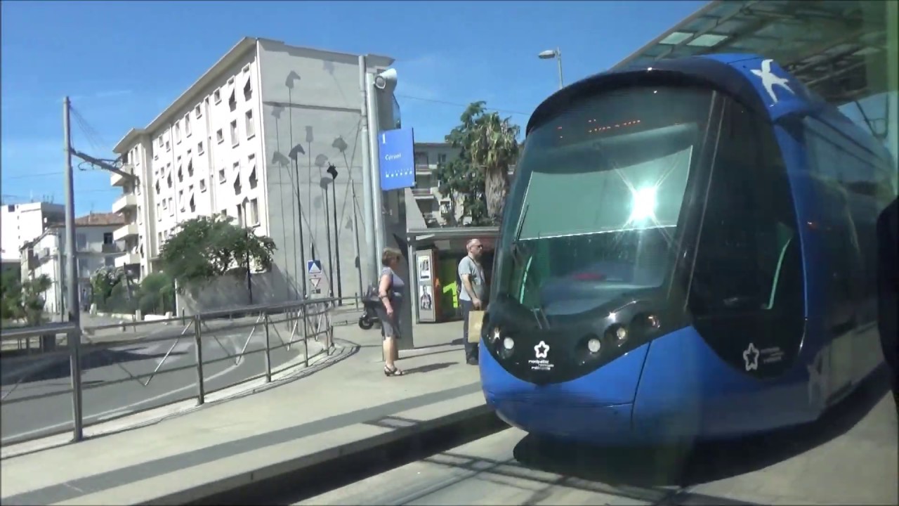 Tram Montpellier T4a Garcia L-  Gare St Roch- Corum -Garcia L