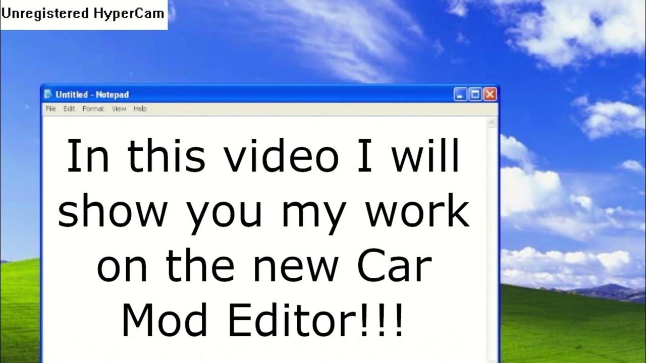 CAR MOD EDITOR!!! TEASER - YouTube