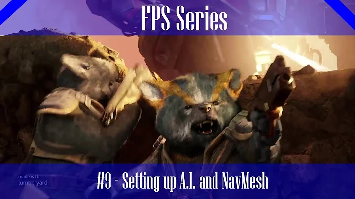 [FPS Series]Amzn Lumberyard #9  - Setup A.I. & NavMesh