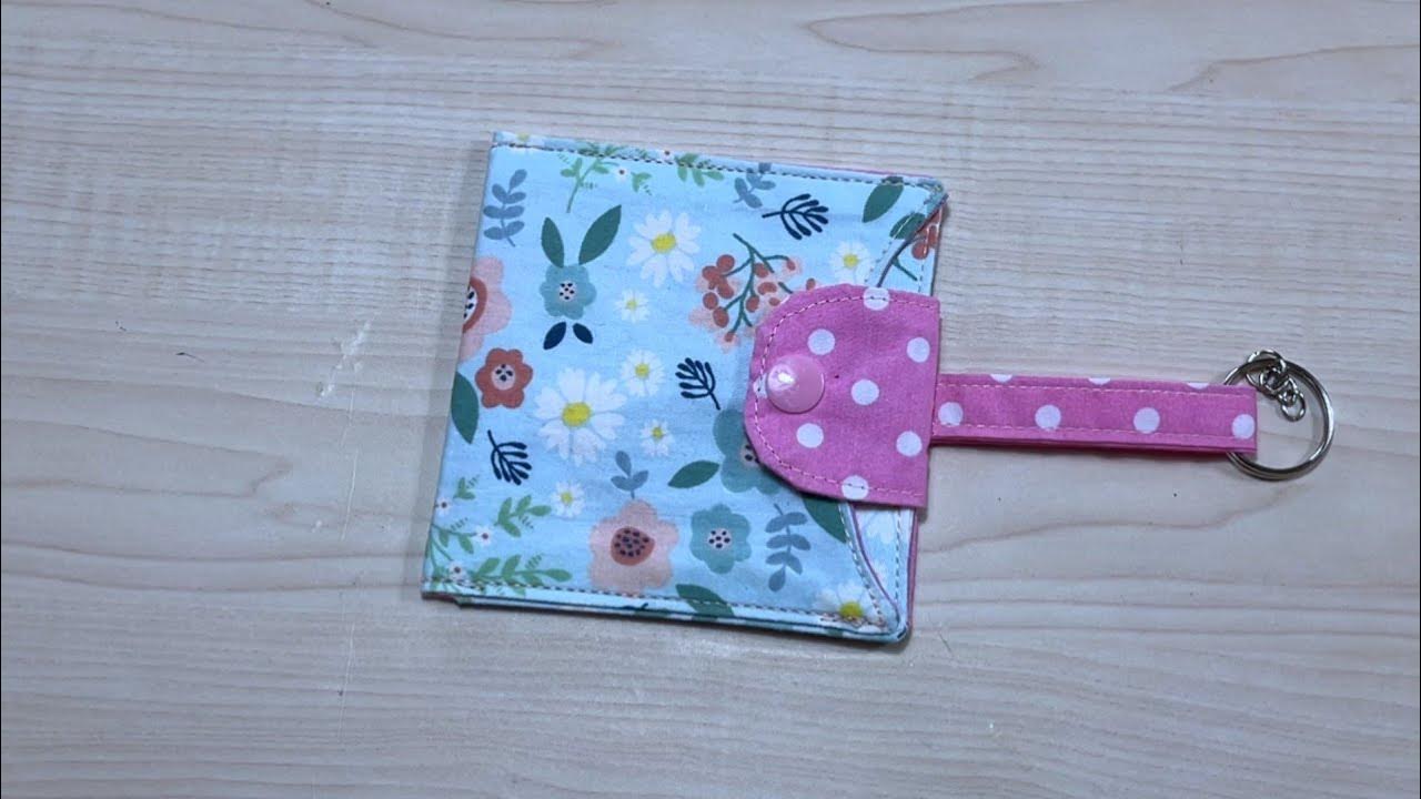 Easy coin purse Diy Mini Card Wallet Sewing Cloth Bag Sewing