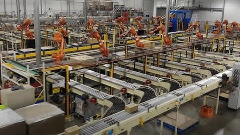 GWF - Dons Smallgoods central palletiser, the largest in Australia.